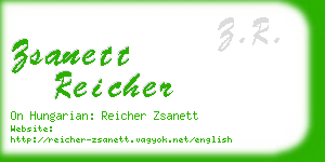 zsanett reicher business card